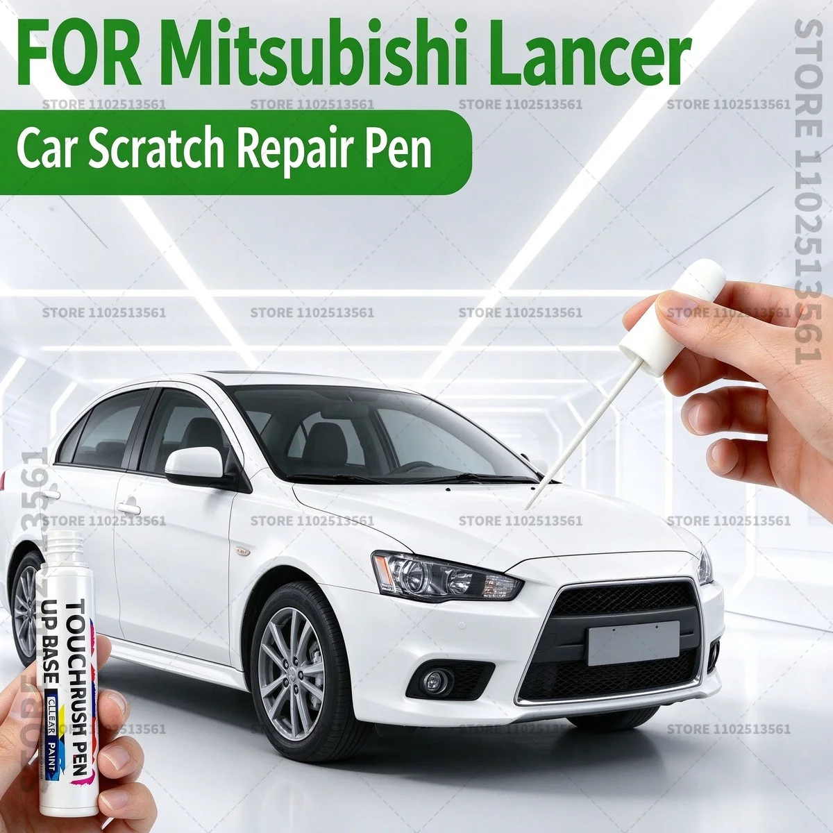 Touch Up Paint Pen Car Paint Scratch Repair Automotive Scratch Remover For Mitsubishi Lancer White Apex Silver Blue Gray Green