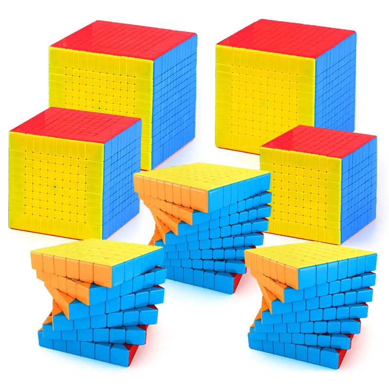 MOYU Meilong 9x9 10x10 11x11 12x12 13x1 3 magiczne kostki kostki Puzzle do układania na czas zabawki profesjonalne Puzzle Cubo MagicoToys Speed Cube