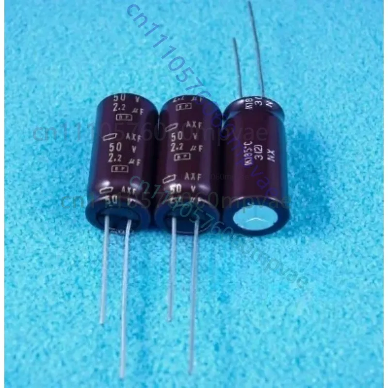 10PCS Japanese chemicon NIPPON 2.2uF/50V AXF BP non-polar thick copper pin 13x26mm