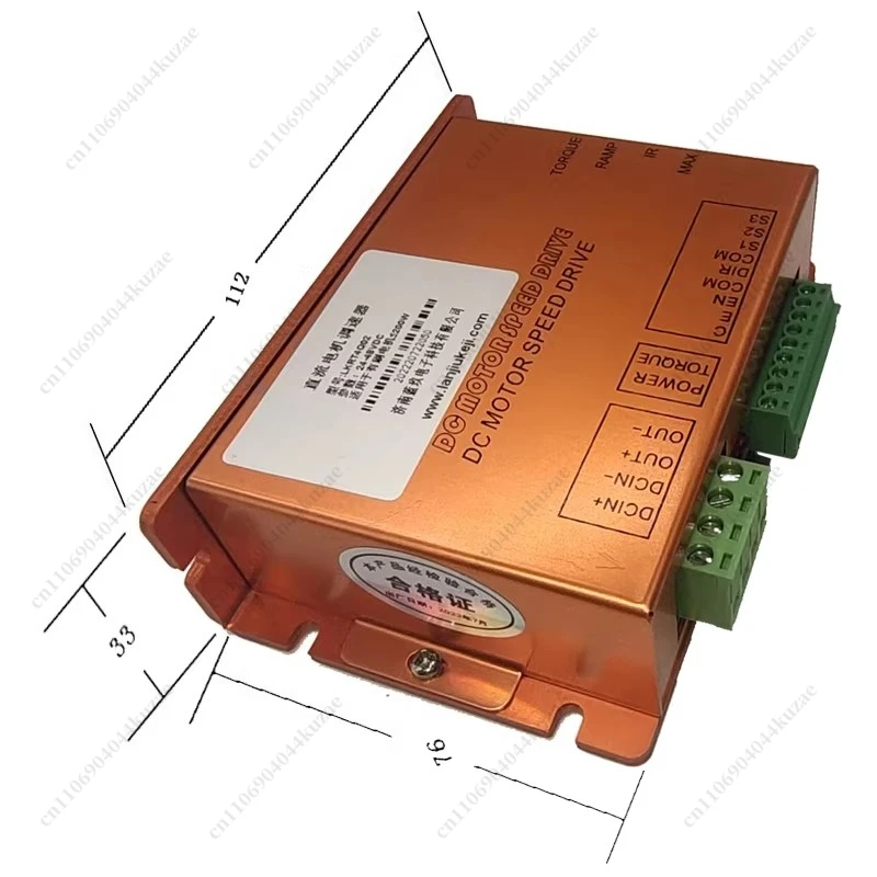 DC Speed Controller 24V 48V 20A, for 200W DC Motor, Forward Reverse Drive 4Q02