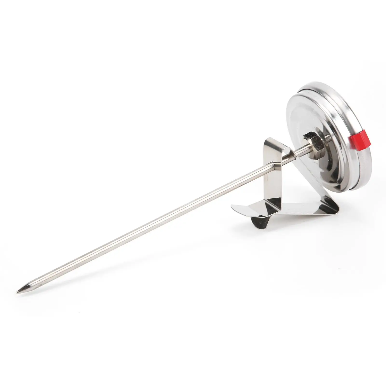 Frittiethermometer aus Edelstahl, 5 cm Zifferblatt, Frittierwerkzeug für Ölkochpfanne