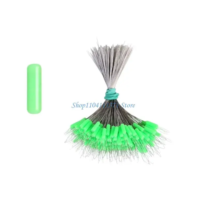 P9FC 300PCS Soft Silicone Fishing Float Bobbers Stoppers Phụ kiện câu cá bền bỉ