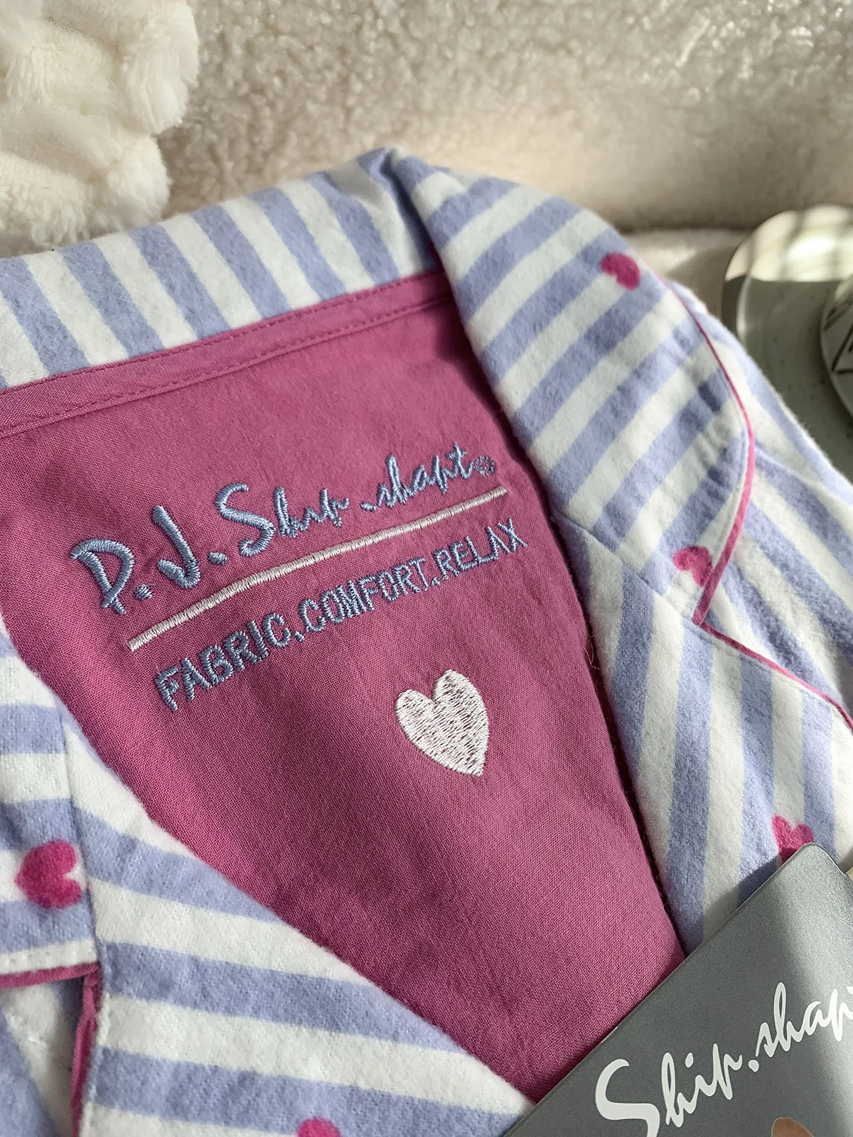 Damen Niedlicher Cartoon-Druck 100% Baumwolle Gebürstetes Pyjama-Set Frühling Herbst Langarm-Oberteil Lange Hose 2-teilig Loungewear Homewear – Detail 16