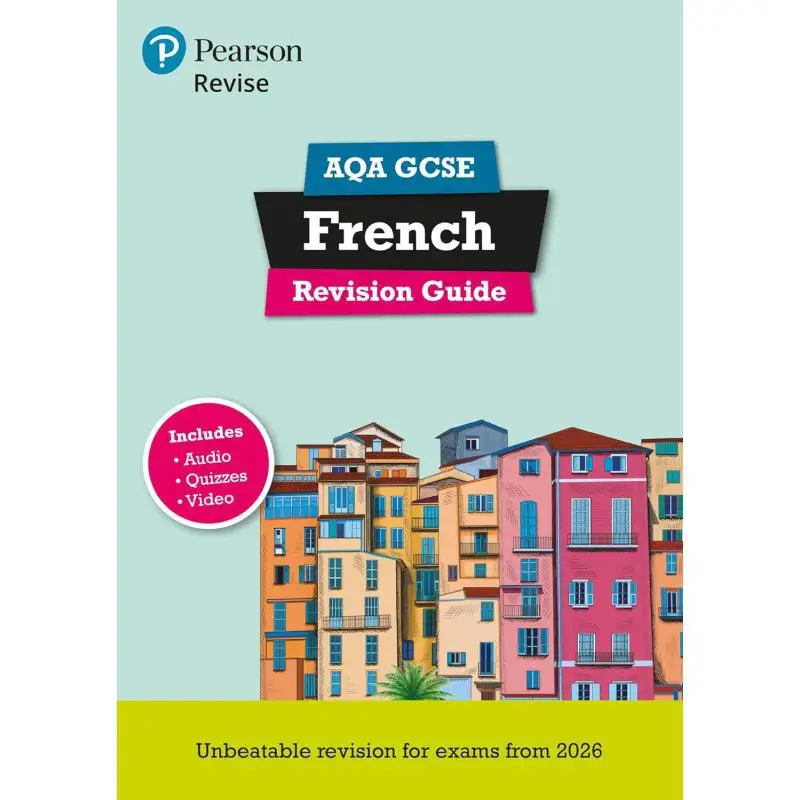 Pearson Revise AQA GCSE French Revision Guide Incl Audio Quiz  Video Content  For 2026 And 2027 Exams New Specification