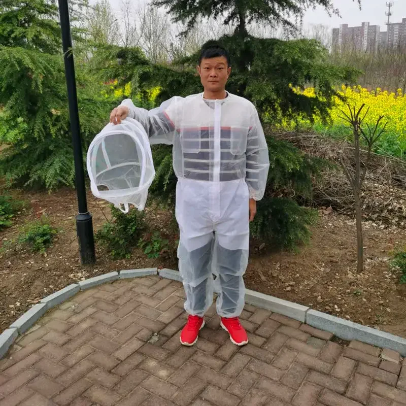 A Bee Suit Anti-bee  Camouflage Beesuit One-piece Space  Beesuit Full Set Camouflage Bee Protective  Beekeeping Tools