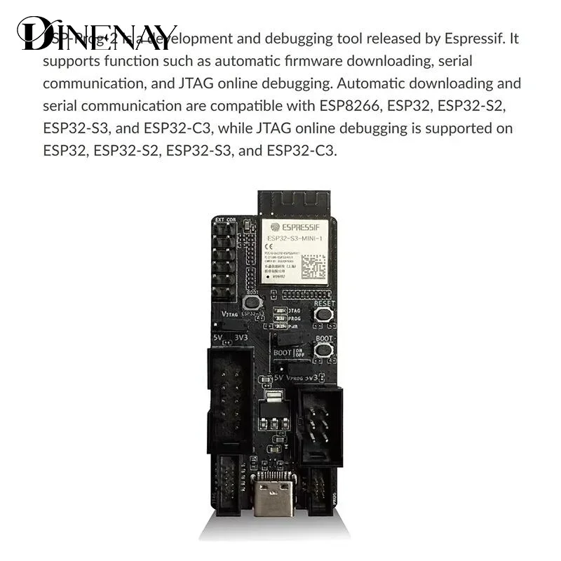 Picture 4: ESP-Prog-2 Program Downloader Espressif ESP-Prog-2 Debugger Serial Communication, JTAG In-Circuit Debugging Downloader