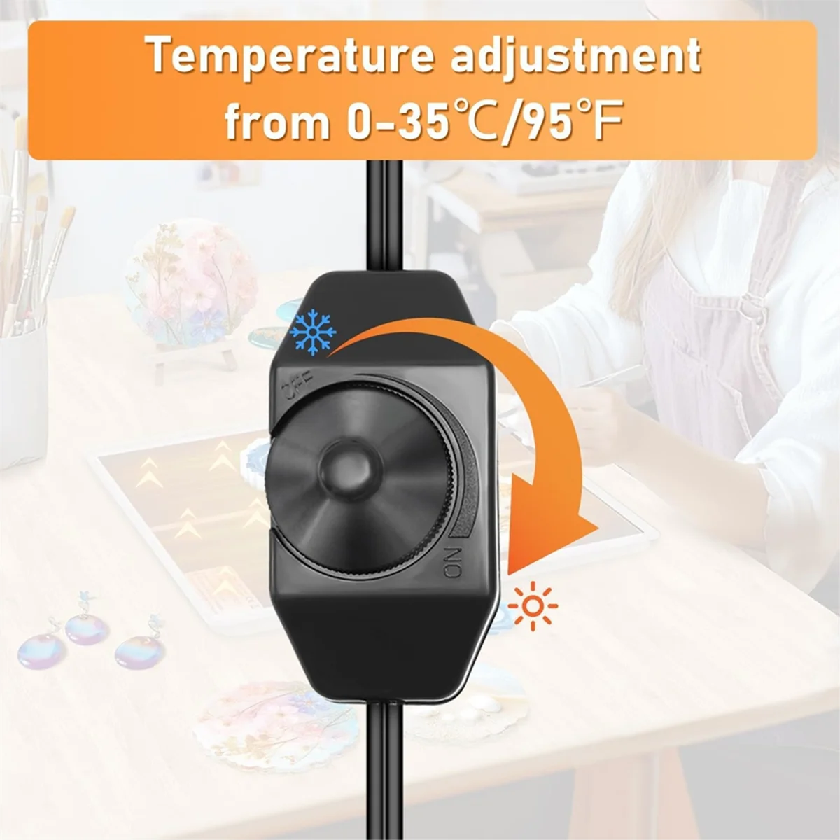 A79G Resin Heating Mat,Epoxy Resin Curing Machine with Temperature Regulation,Heating Pad for Projects,DIY Resin US Plug