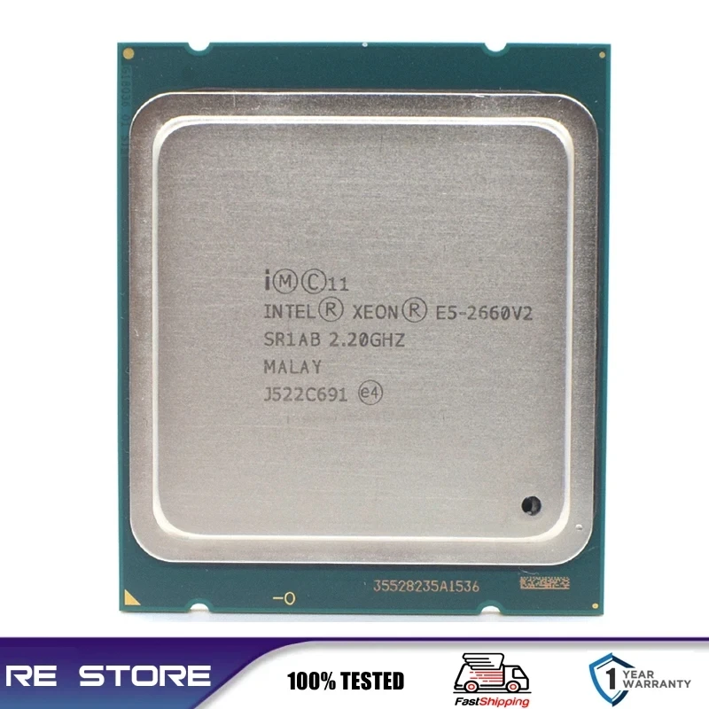 Intel Xeon E5 2660 V2 2660v2 10-Core 2.20GHz cpu processor