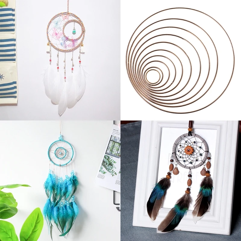 Round Ring DIY Decor Wall Hanging Front Door Hanging