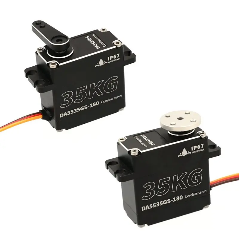 ABUM-DA5535GS Digital Metal Gear 35KG Servo Coreless Motor IP67 Waterproof 180/270/360 Degree For 1:8/1:10/1:12 RC Car 270