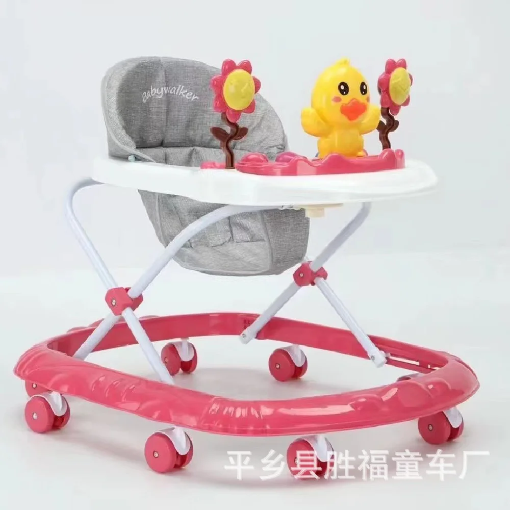 Baby Walker Anti-rollover Music Can Sit Baby Start Car Multifunctional Walker