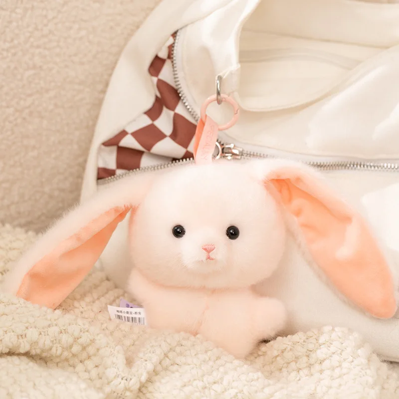 جديد أفخم دمية المفاتيح لطيف الكرتون القط بلوشي لعبة لينة أرنب محشوة قلادة Kawaii حقيبة اكسسوارات هدية الكريسماس #3