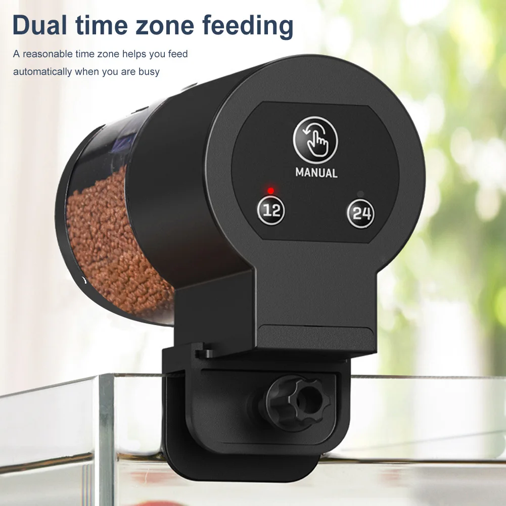 Alimentador automático para pecera, gran capacidad, Control inteligente, alimentador de peces, dispensador de comida para peces dorados/Koi/tortuga