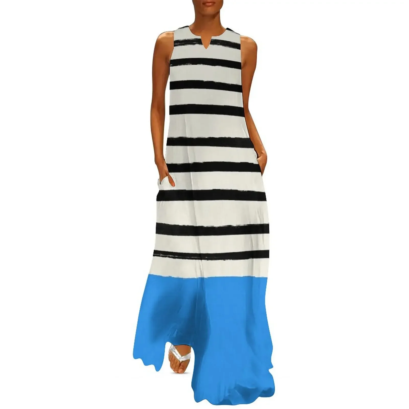 

Ocean x Stripes Long Dress summer dresses womens 2025 Beachwear prom clothes long dress women summer Dress
