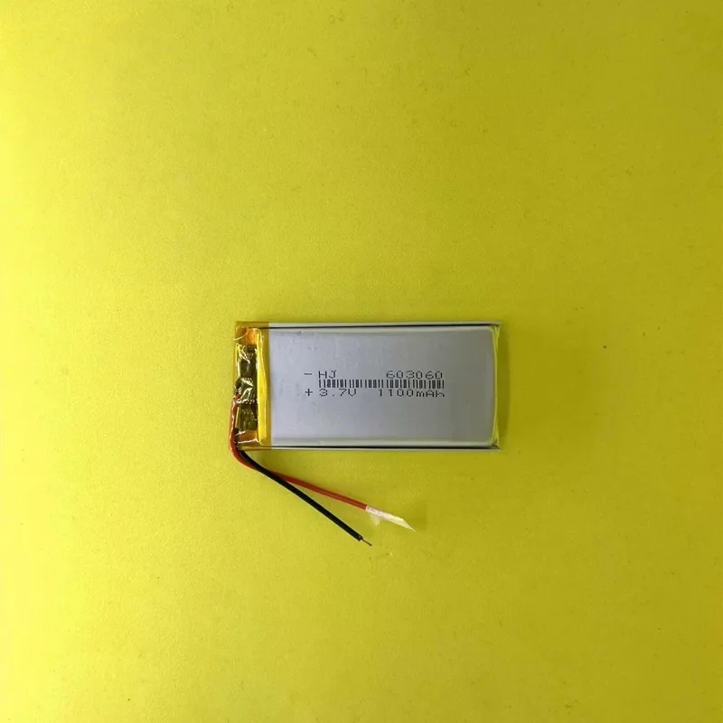 Suitable for 3.7V Polymer 603060 Lithium Battery 1100mAh  LightMeizu M3 Navigation System CARD Dashcam LED