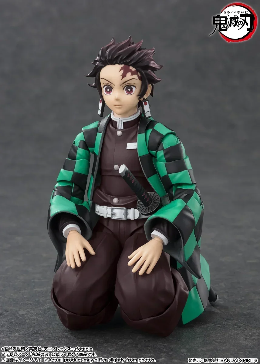 

В наличии 100% оригинальные фигурки Bandai SH Figuarts SHF Tanjiro Kamado, аниме-модель, игрушки, фигурка, коллекция подарков из ПВХ