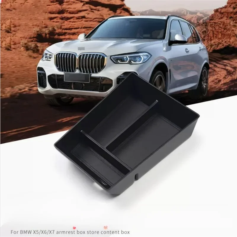 

ДЛЯ BMW X5 X6 X7 2019-2023 внутренний молдинг центральный ящик для хранения поддон подлокотник контейнер крышка коробки