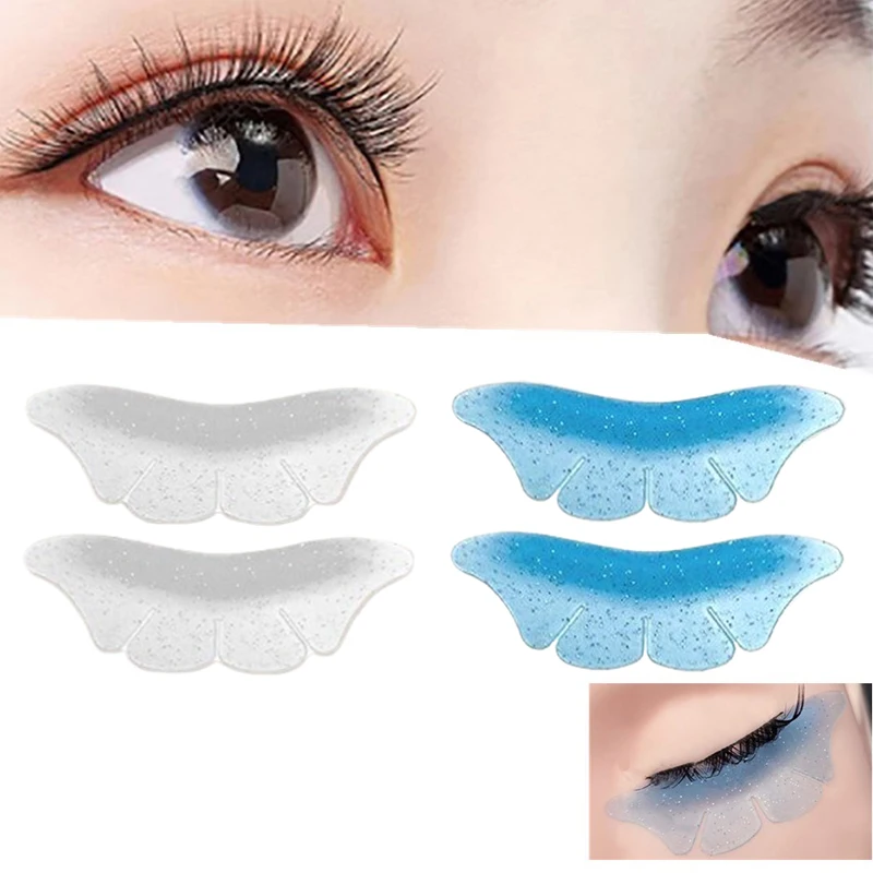 1 Paar 3D Wimpernzange Applikator Werkzeuge Klebrige Wimpern Stangen Schild Heben Schmetterling Silikon Wimpern Dauerwelle Pads