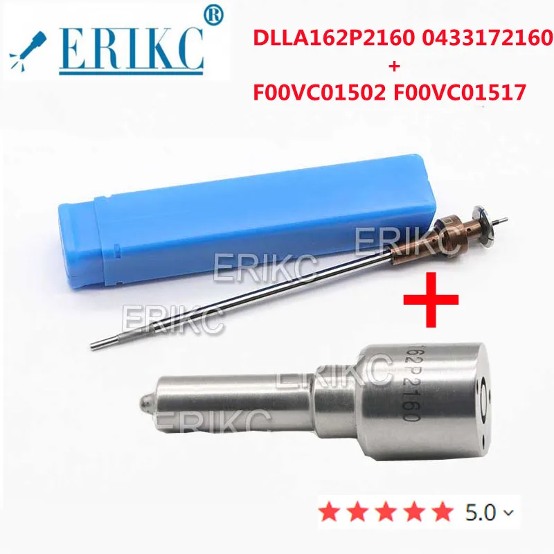 

ERIKC Auto Accessory Injectors 0445110646 0445110369 0445110647 Nozzle DLLA162P2160 0433172160 Valve F00VC01502 F00VC01517