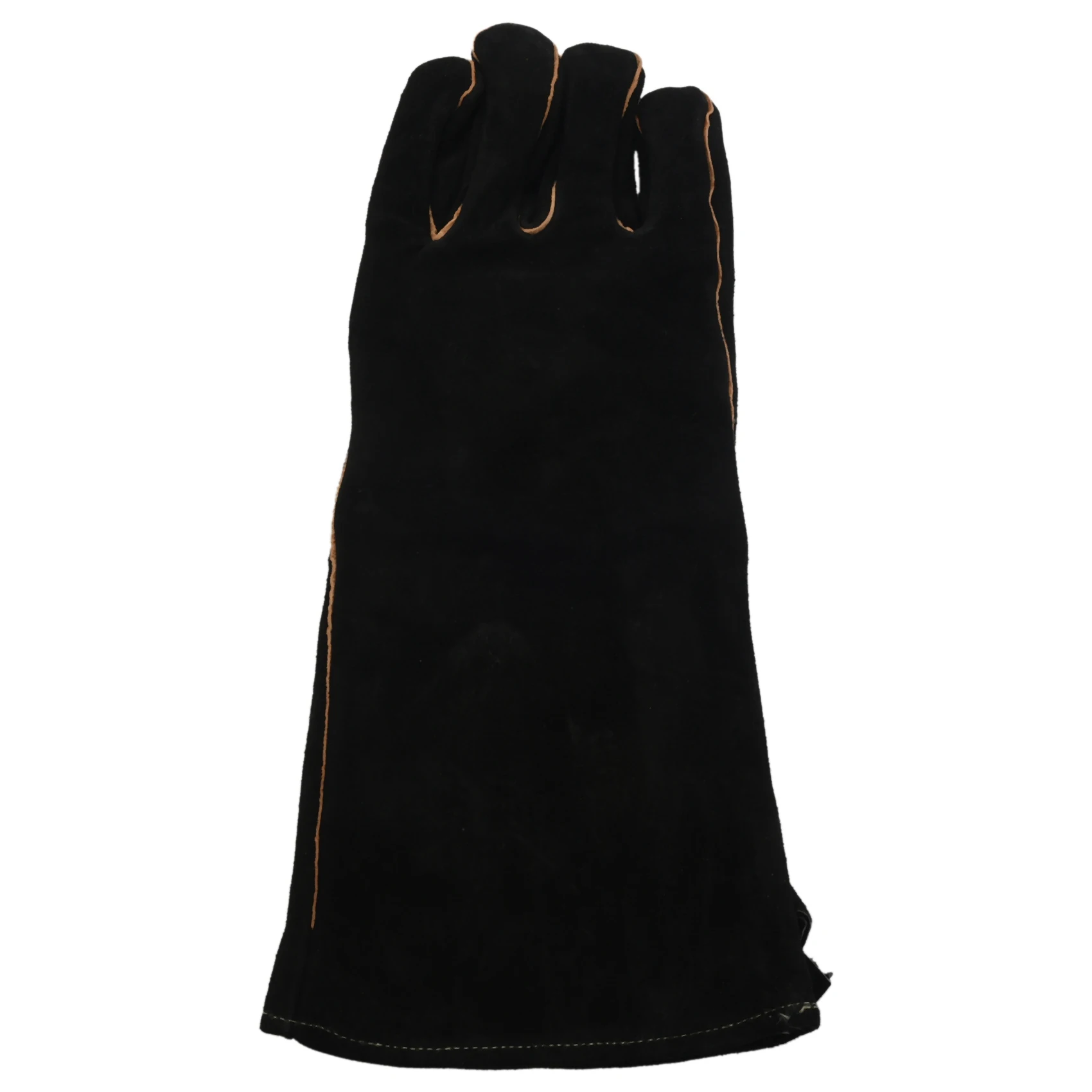 Stylish-2X Extreme Heat&Fire Resistant Gloves Leather With Stitching,Mitts Perfect For Fireplace,Stove,Oven,Grill,Welding,Bbq