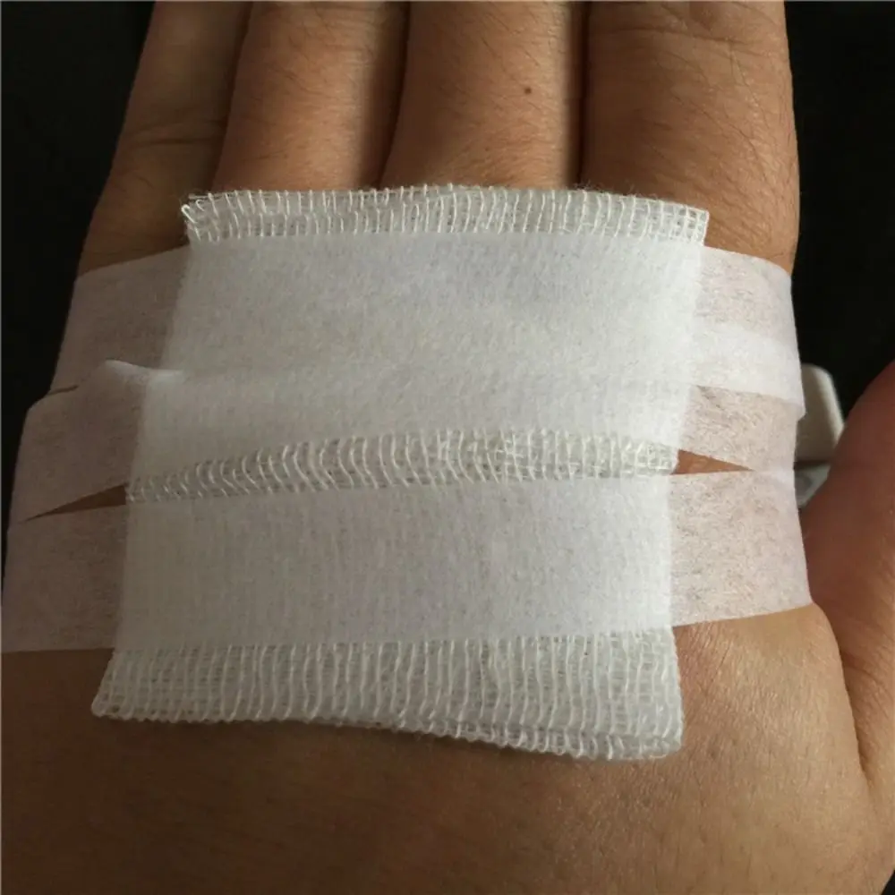 10Pcs 5x5cm 7.5x7.5cm 10x10cm Breathable Degreased Gauze Wound Dressing Band Aid Bandage Large Wound Aid Wound Bandage