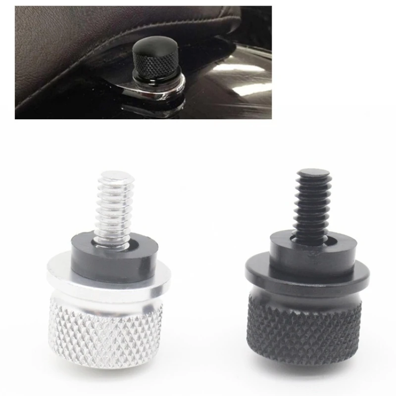 1Pc M6 Quick Release Seat Screw Knob Nut Rear Fender Bolt Cover For Harley Motorcycle Cushion Fix Part