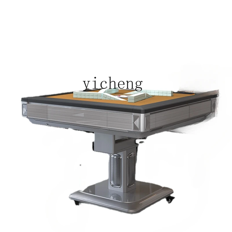 

Zc Mahjong Machine Automatic Household Roller Coaster Folding Heating Mahjong Table Dining Table Dual-Use