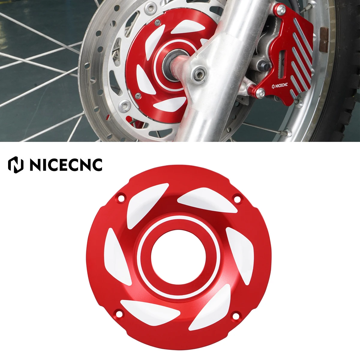 NiceCNC Motorcycle Billet Front Hubcap For Honda XR650L XR 650L 650 L 1993-2022 2021 2020 Wheel Center Cover Guard Accessories