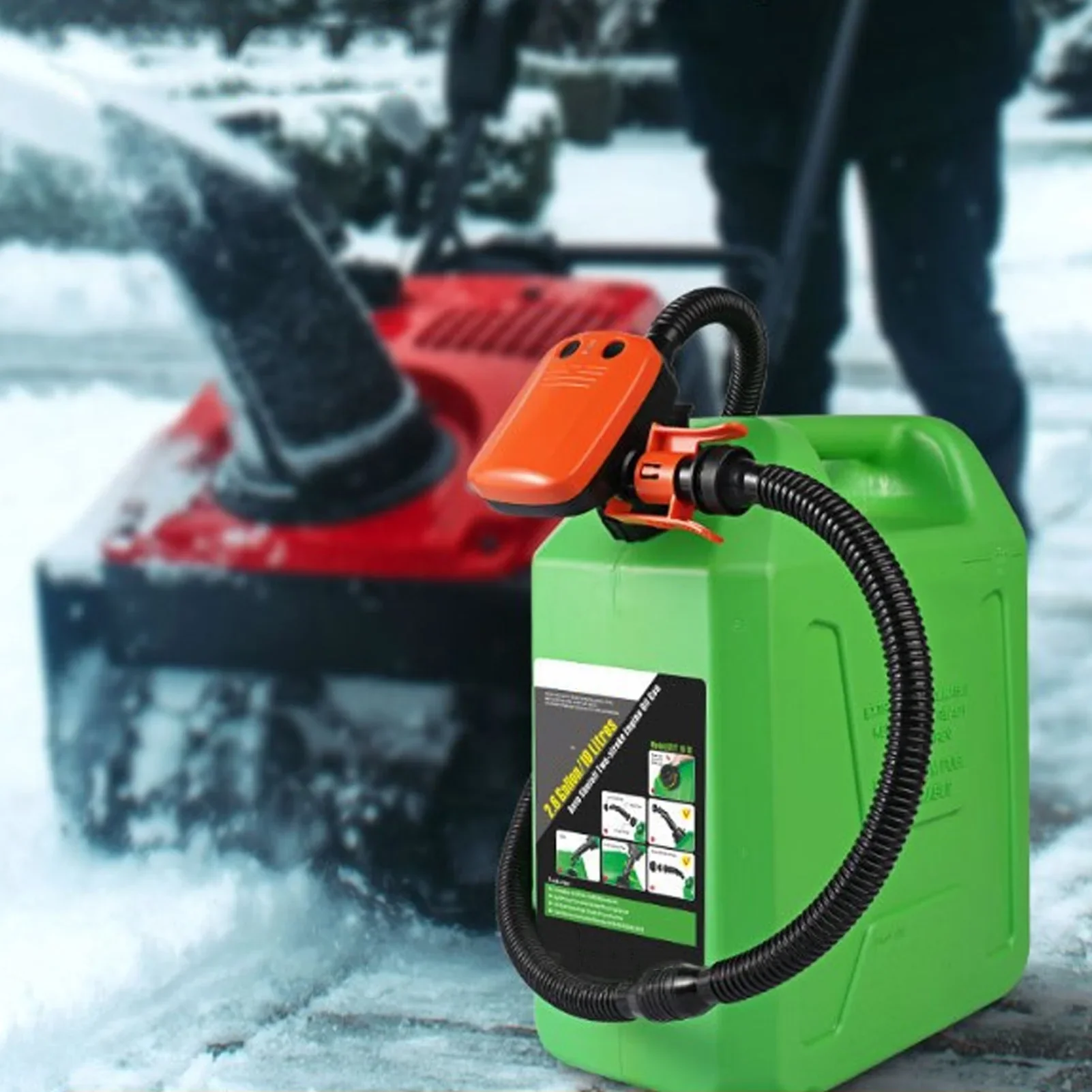 Rechargeable Transfer Pump with Lithium Battery, Automatic Electric Fuel Suction Pump Portable Outdoor Oil Extractor fo