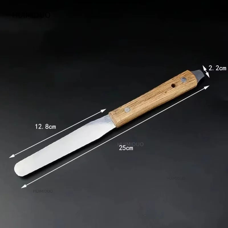 10PCS Stainless Steel 5 Inch Solder Paste Stirrer Spatula Screen Printing Hand Tool