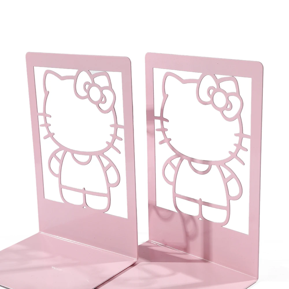 Pink Sanrio Romance Hellokitty Bookends Maid Book Office Desk Ornament Cartoon Child Bookends Fashion Book Support Retractable