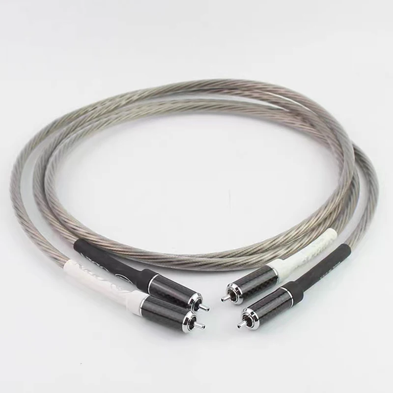 

Pair Nordost Odin 7N Silver Plated RCA Cable 12Cores HiFi Audio XLR Balanced Interconnect Line