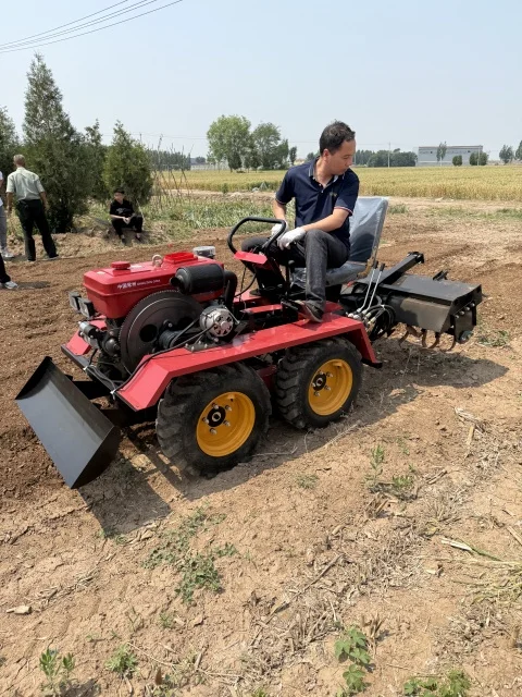 Inquiry About 25HP Portable Four-Wheel Drive Tiller Machine Small Tractor Agricultural Machinery Diesel Mini Power Tiller