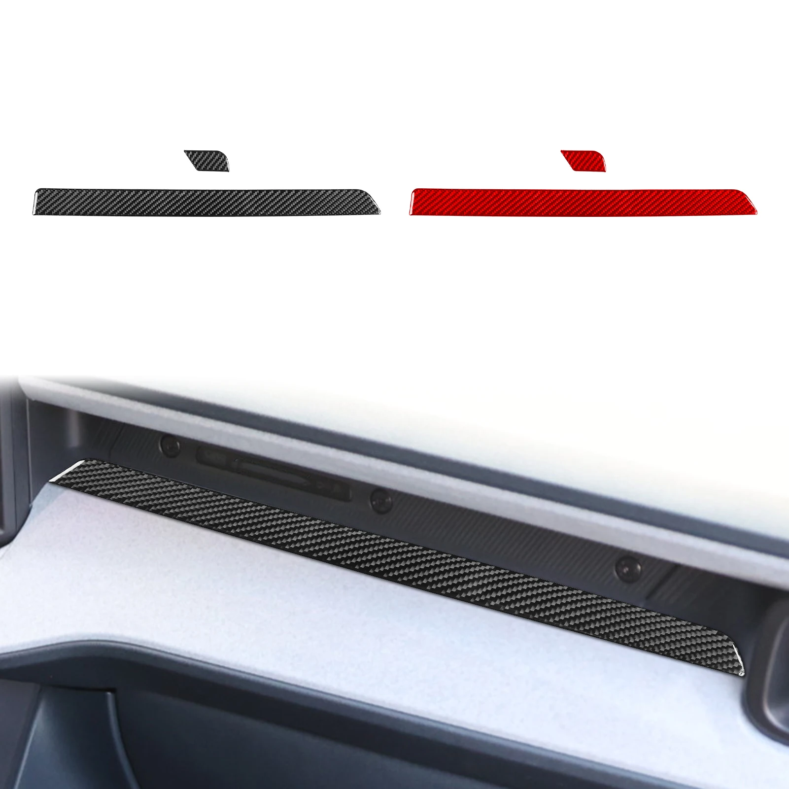 For Ford Maverick 2022—2024 Carbon Fiber Center Console Strip Decals Car Interior Accessories Cover Trim Sticker Modification