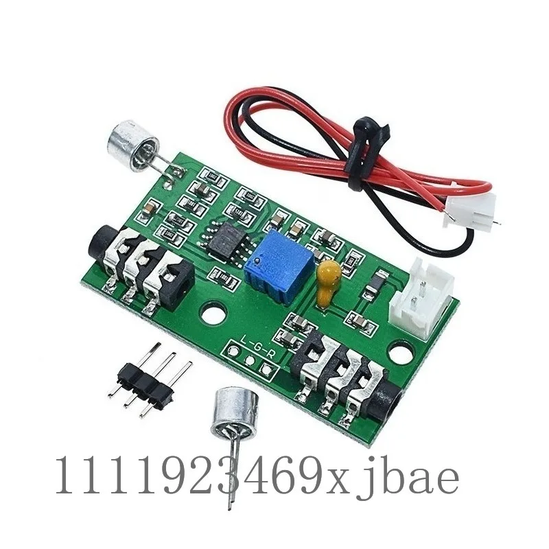 Adjustable Gain Audio Signal Amplifier Board, Linear AC Signal Pickup Microphone Amplifier Circuit Module