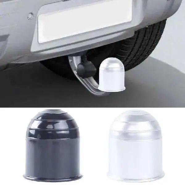 50mm Plastic Trailer Tow Bar Ball Protector Cap Lockable With Key Prevent Falling Off for Car Truck Hitch