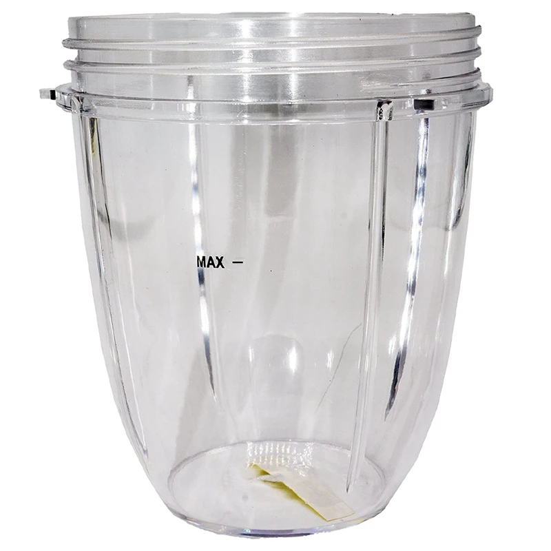 2 Pack 18Oz Ounce Short Capacity Cup With Lip Rings,For Nutribullet 600W 900W Blenders