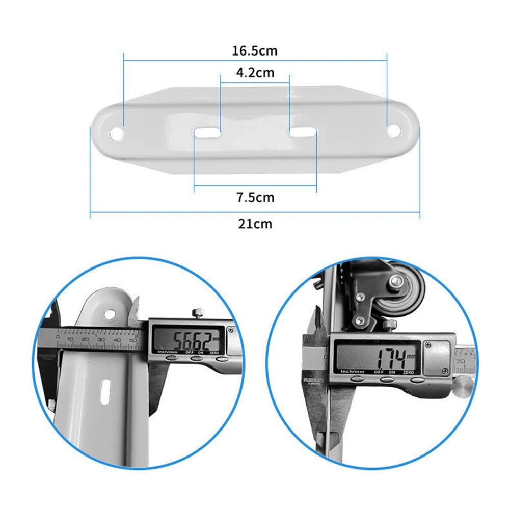 2Pc Olie Katrol Beugel Hydro-Elektrische Radiator Elektrische Kachel Mobiele ° Omni-Directionele Wielstand Home Office Hardware