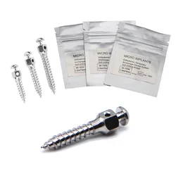 Dental Micro Mini Implants Orthodontic Anchor Screw Titanium Alloy Self Drilling Thread Dentist Root Canal Pin Screwdriver Tool