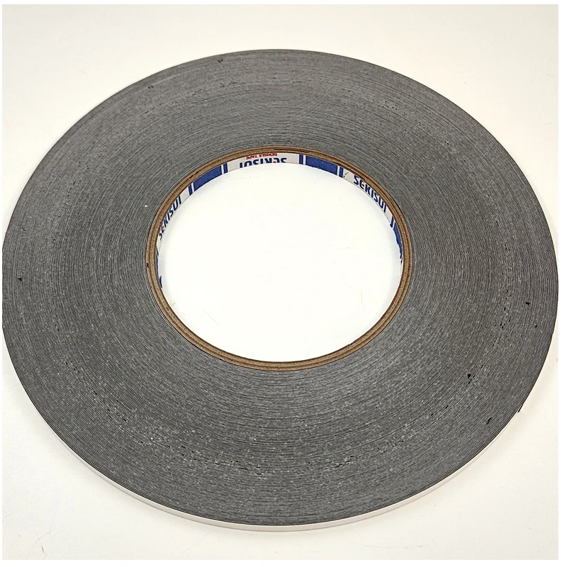 0.2mm Thick, Double Adhesive Black Foam Tape for Screen LCD Frame Bond, 5mmx50M