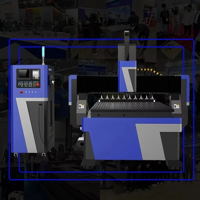 Full Automatic ATC Wood CNC Router Machine 1325 Mach3/NC Studio Control 3-Axis for Pump MDF Panel Cutting Linear Tool