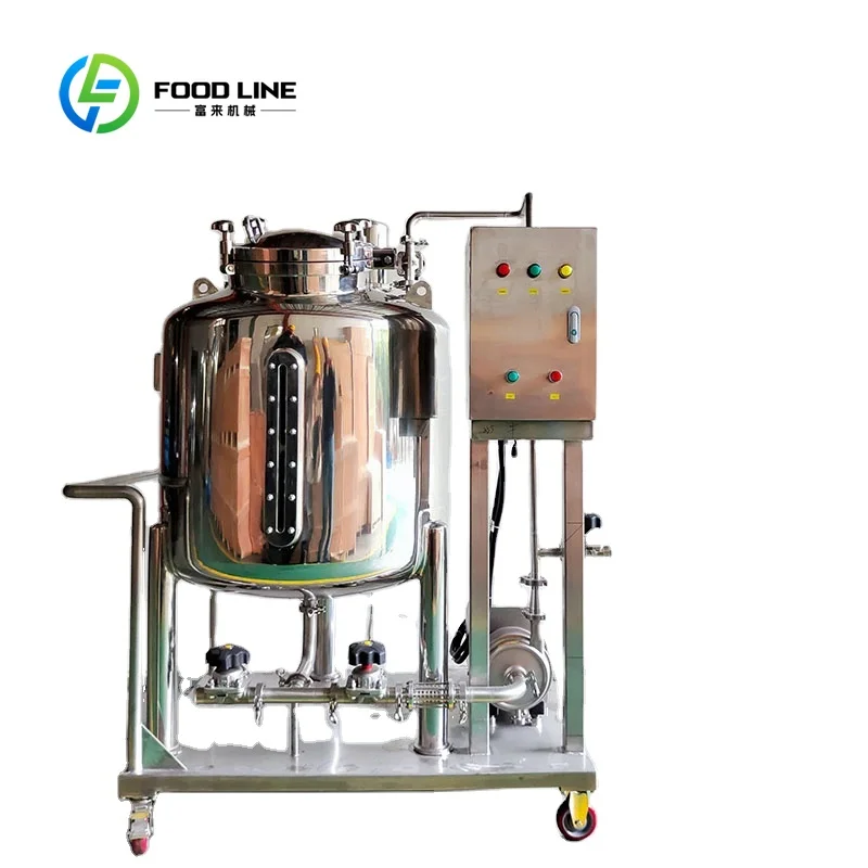 Customized size 316 stainless steel CIP system cleans the equipment concentration in place