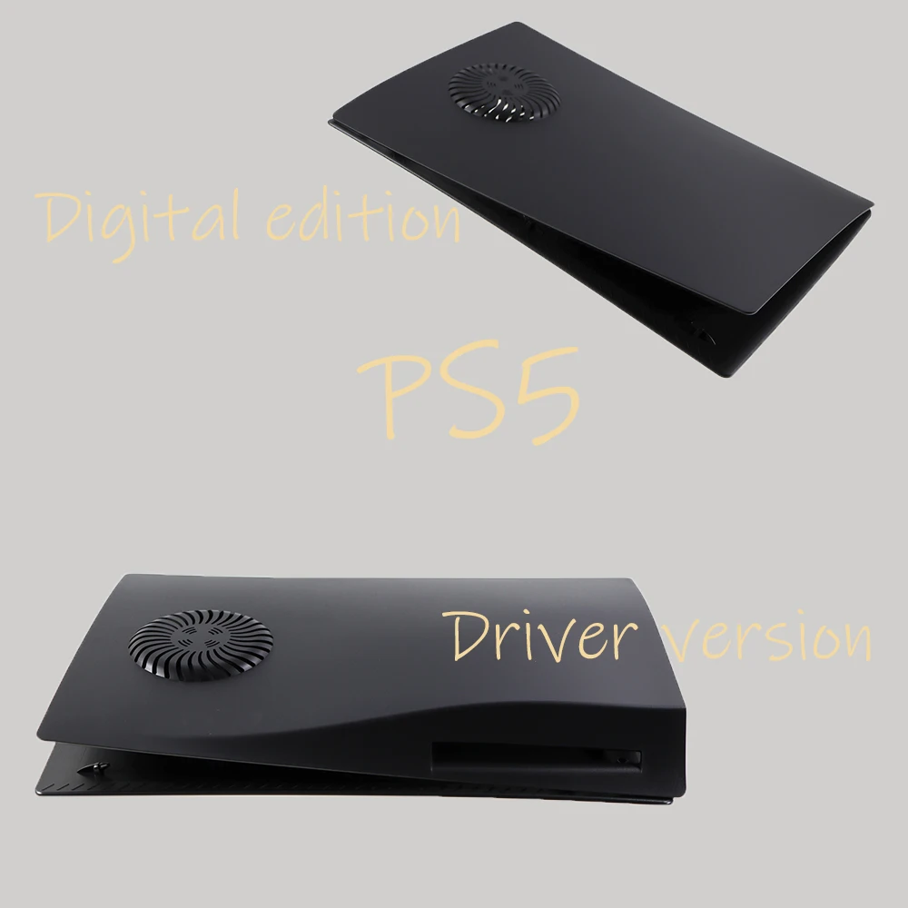 

1set Skin Shell Case Cover for PS5 Disc Edition Driver Version Game Gaming Console Anti-Scratch Dustproof