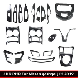 LHD RHD For Nissan qashqai j11 2019 interior Accessories air outlet cover door armrest window lift switch gear shift panle cover