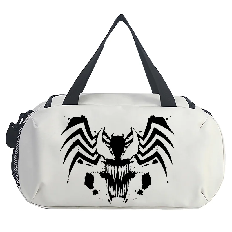 Venom Gym Sport Bag Fitness Handbag Canvas Women Cartoon Waterproof Travel Pouch Men Storage Bags Large Capacity Shoulderbags