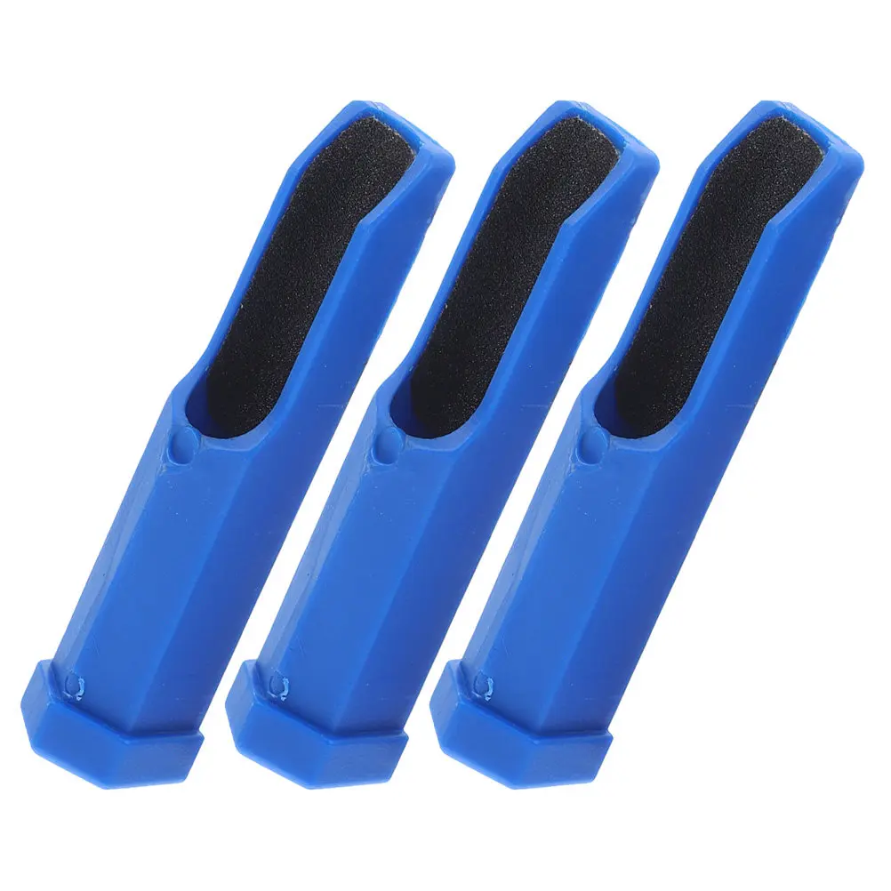 

3Pcs Pool Cue Tip Repair Tool Plastic Shaper Burnisher Trimmer for Billiard Cues Wear Resistant Smooth Polished Surface Enhances