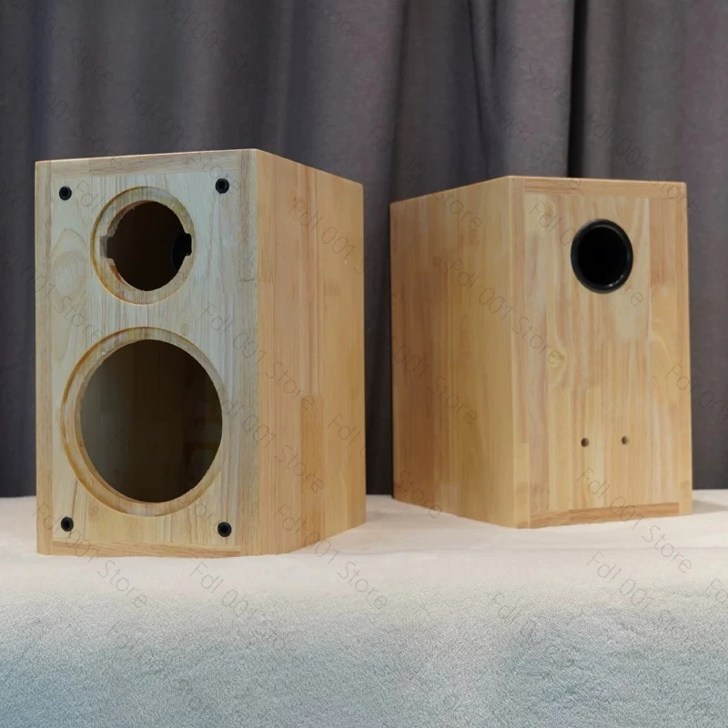 Custom Solid Wood Bookshelf Speaker 4 5 6.5  Inch Birch Plywood 2 Way HiFi DIY