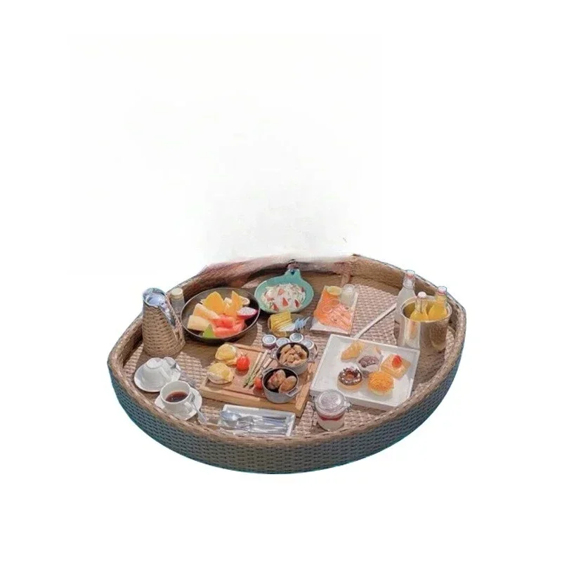 

Bali Internet celebrity water pool floating breakfast plate