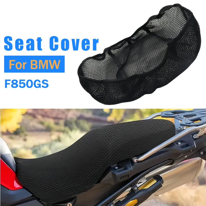 

For BMW F850GS F 850 GS F850 850GS 3D Mesh Airflow Motorcycle Seat Cover Cooling Cushion Waterproof UV Resistant