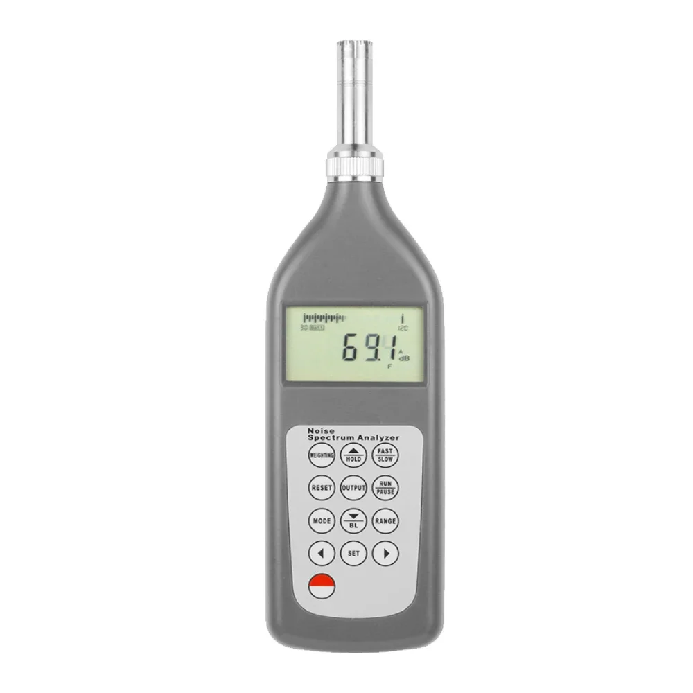 Noise spectrum analyzer SL-5868F digital sound exposure integral sound level meter 25 ~ 130dB industrial environment noise meter